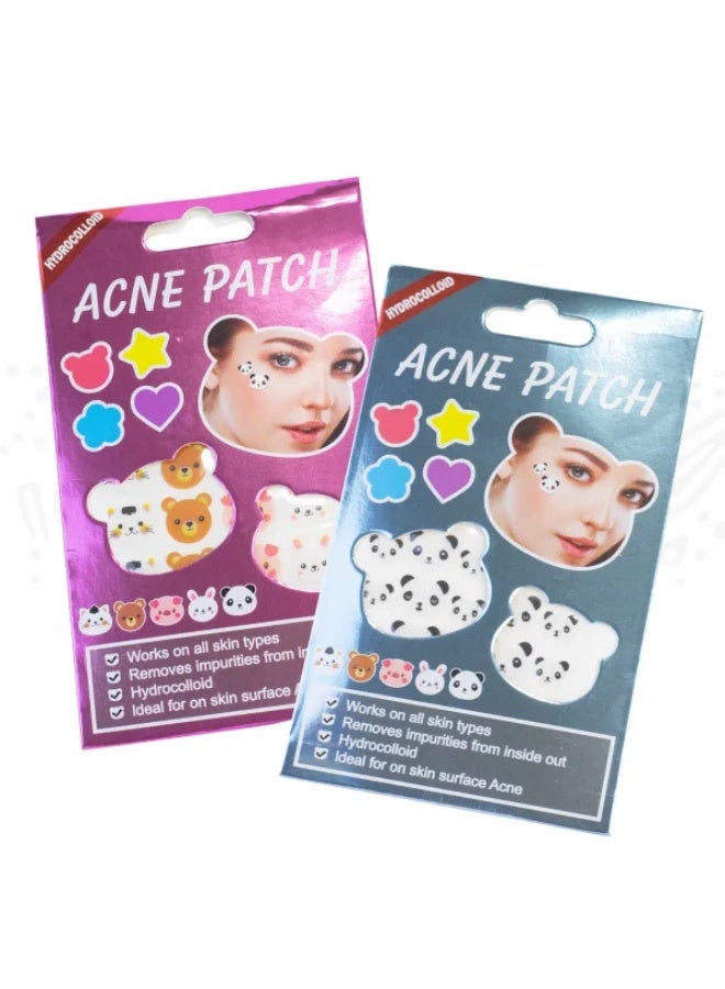 Multi-shaped acne patches, gentle on the face, hydrocolloid overnight acne-absorbing patches | Lightweight, waterproof treatment patches for all skin types (24 to 36 patches per pack) - Image 3